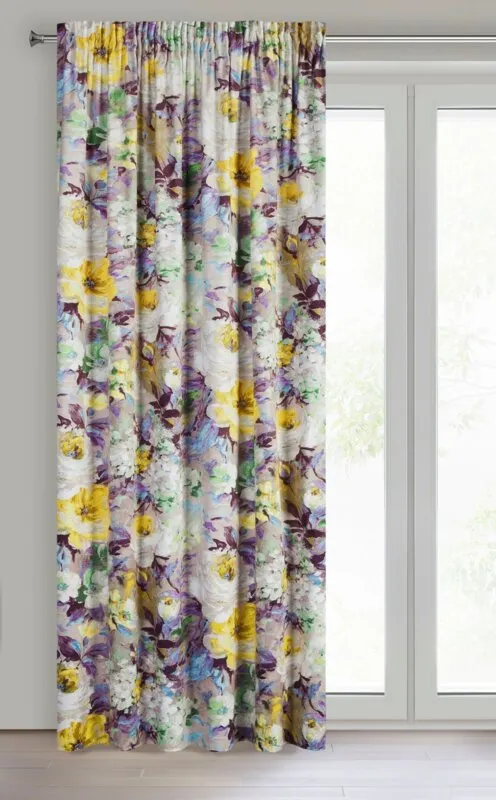 ZASŁONA AMELIE NA TAŚMIE 140X270 CM BEŻOWY - EU_371974