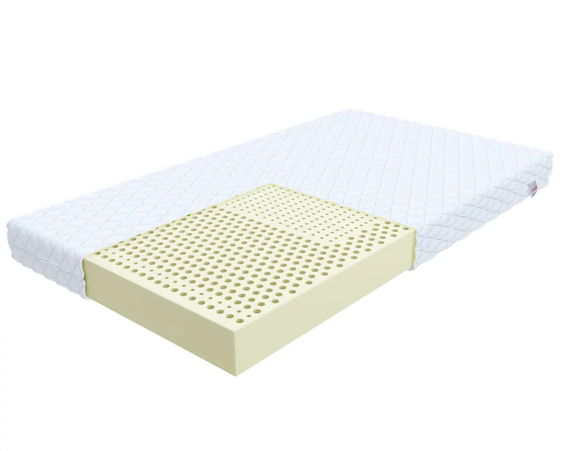 Materac lateksowy UDINE - 80x200x10 cm - H2 średnio miękki