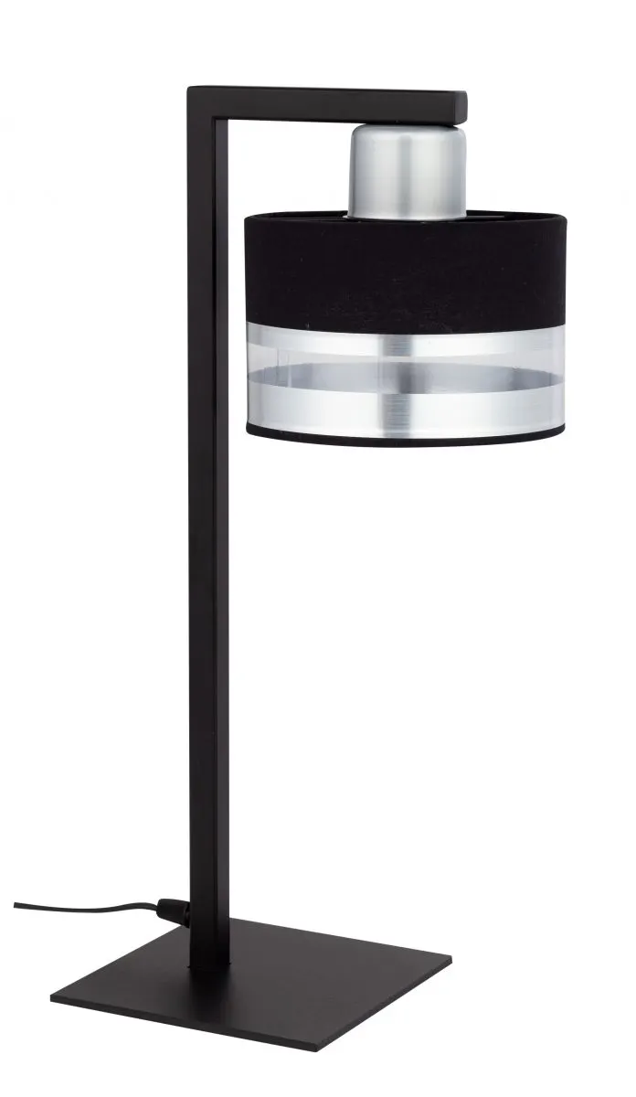 Lampa stołowa PRO czarno-srebrna Lampa stołowa PRO czarno-srebrna