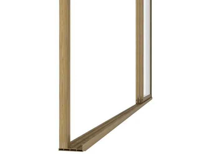 Drzwi przesuwne szklane LUXE 270x218cm do 3m drewno v2 - MI_5905610251598