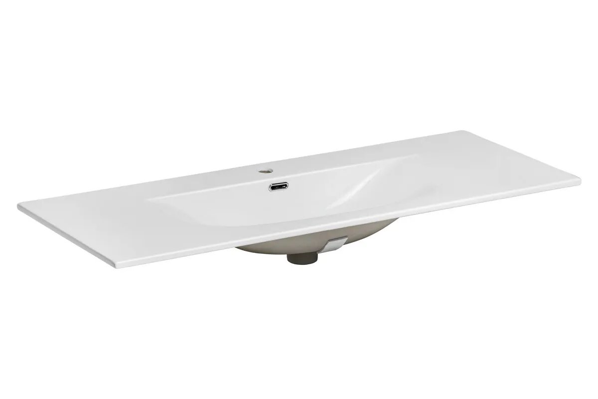 Umywalka meblowa SKY DP biała 101x46cm (bezpiecznie pakowana)