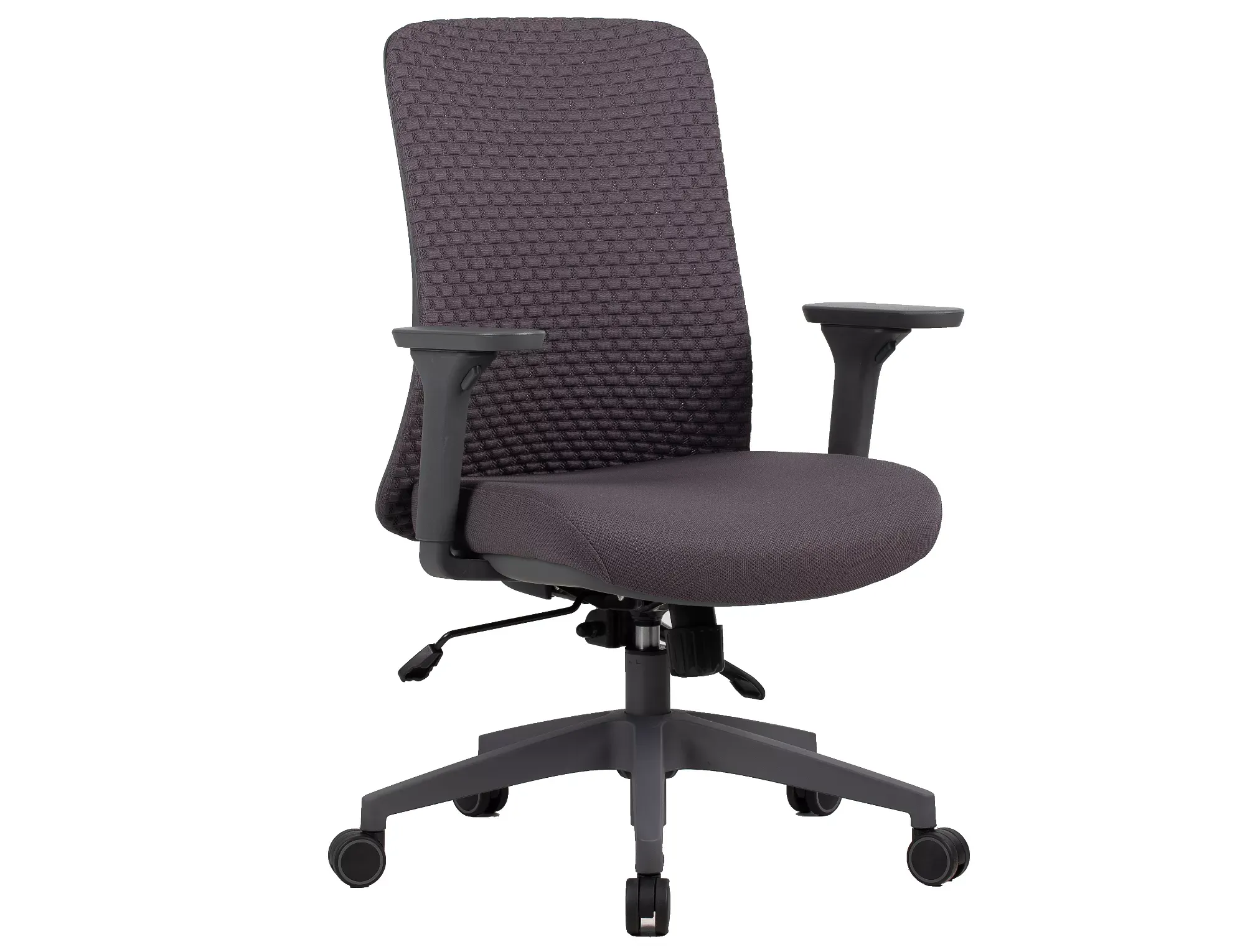 Fotel biurowy obrotowy Q744 ergonomiczny szary Signal