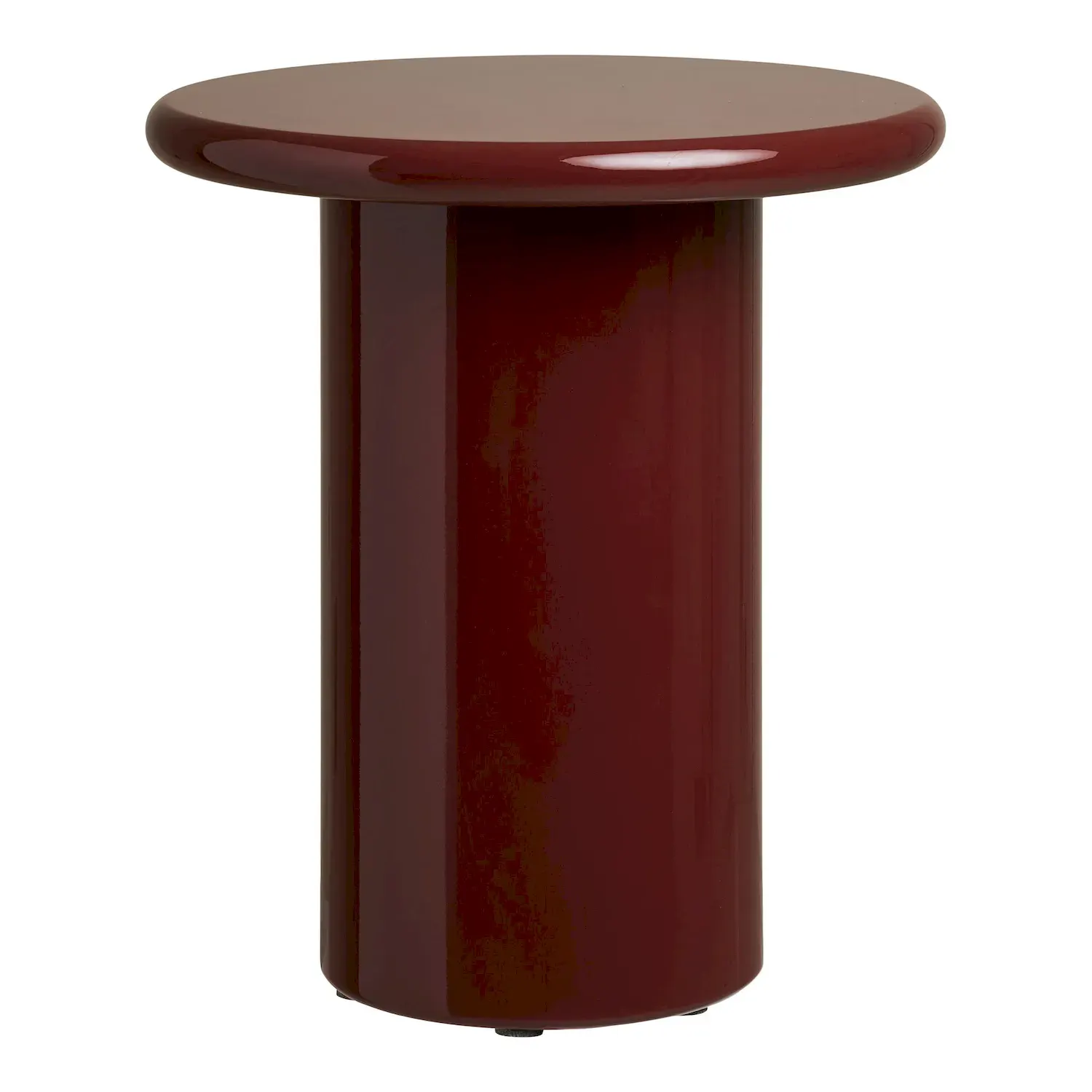 Stolik pomocniczy OTAGO 45cm bordowy Stolik pomocniczy OTAGO 45cm bordowy