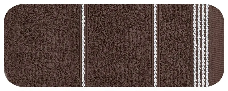 RĘCZNIK MIRA (04) 30 X 50 CM BRĄZOWY - EU_352545