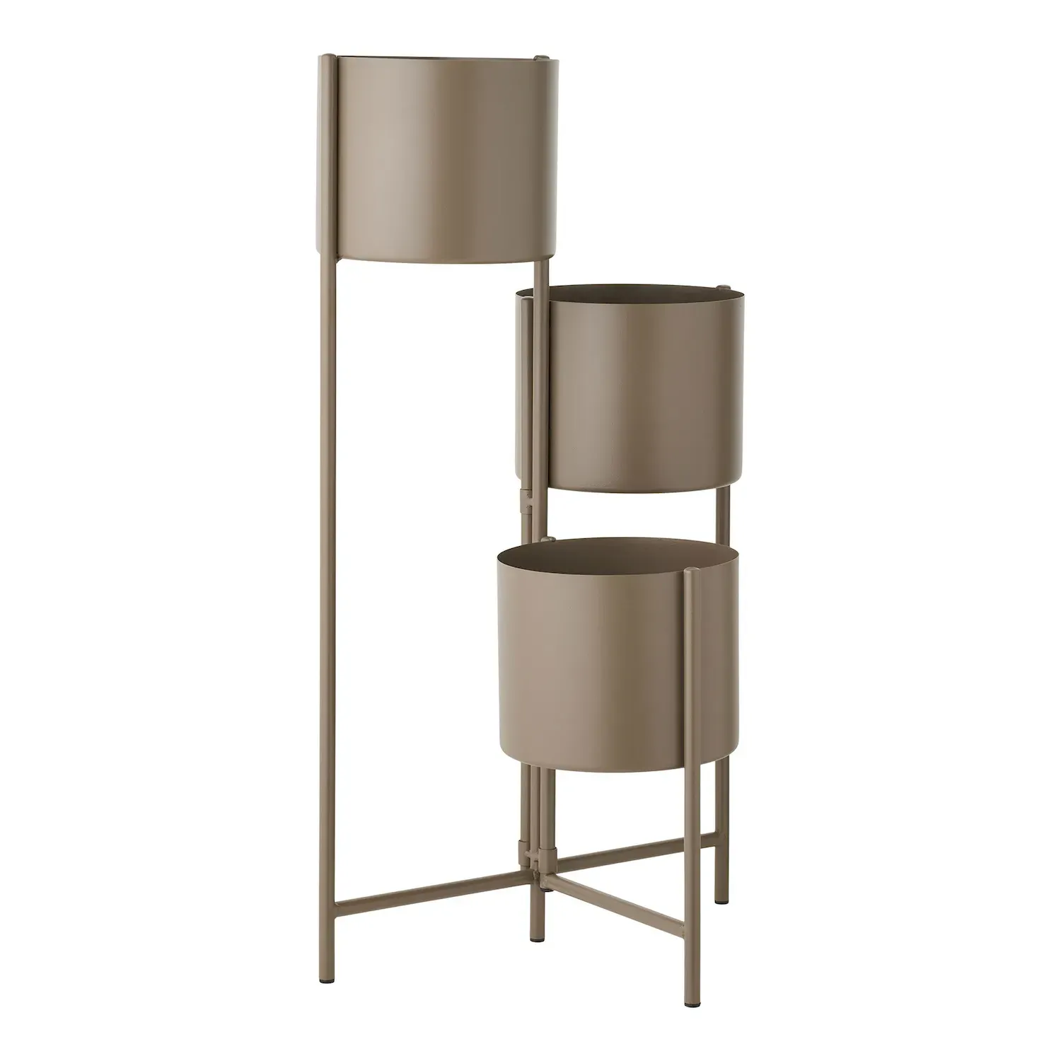 Doniczka stalowa potrójna FLOWERPOT 22,5x23x75,5 cm brązowa - 4451305