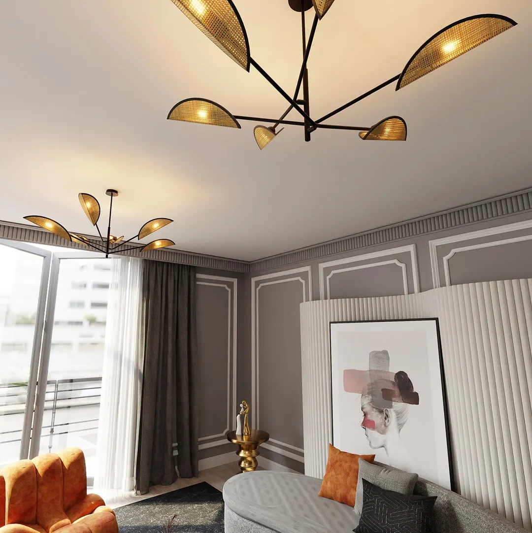 Lampa sufitowa VENE Czarny 1160/6 - 1160/6