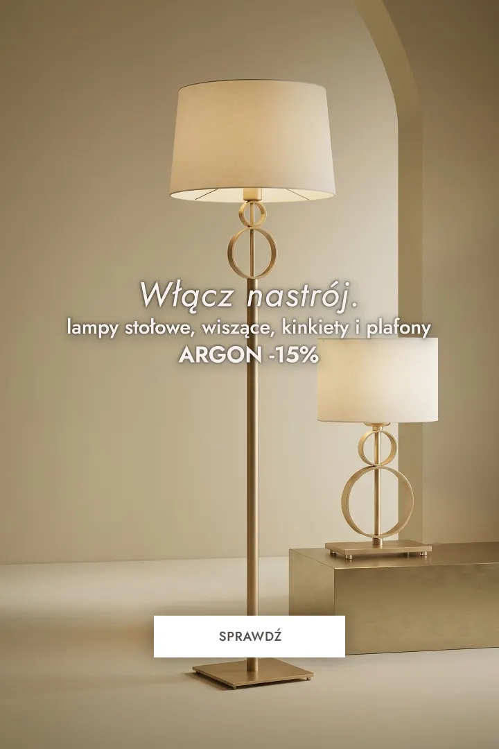lampa stojąca, lampa biurkowa, metal, złoty, design okrągły