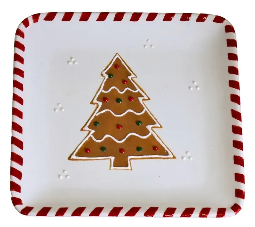 Talerz ceramiczny RĘCZNIE MALOWANY wielokolorowy Talerz ceramiczny RĘCZNIE MALOWANY wielokolorowy