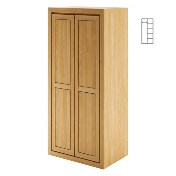 Szafa dębowa SF302 Naturalny DREWMAX