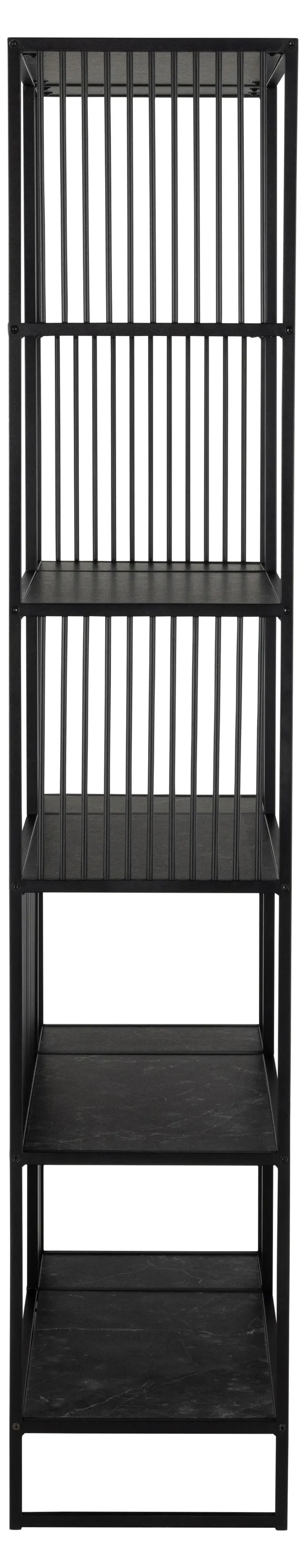 Regał metalowy STRINGTON 85x185 czarny - 0000104668