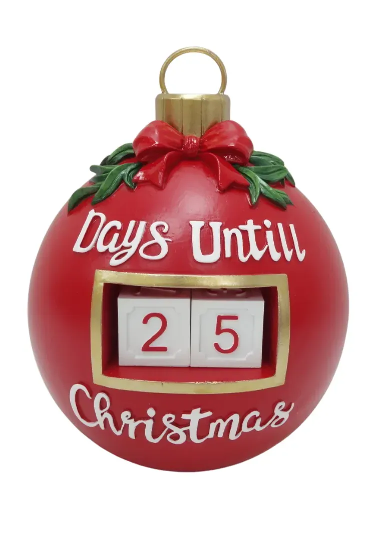 Kalendarz adwentowy BOMBKA 1412 czerwony