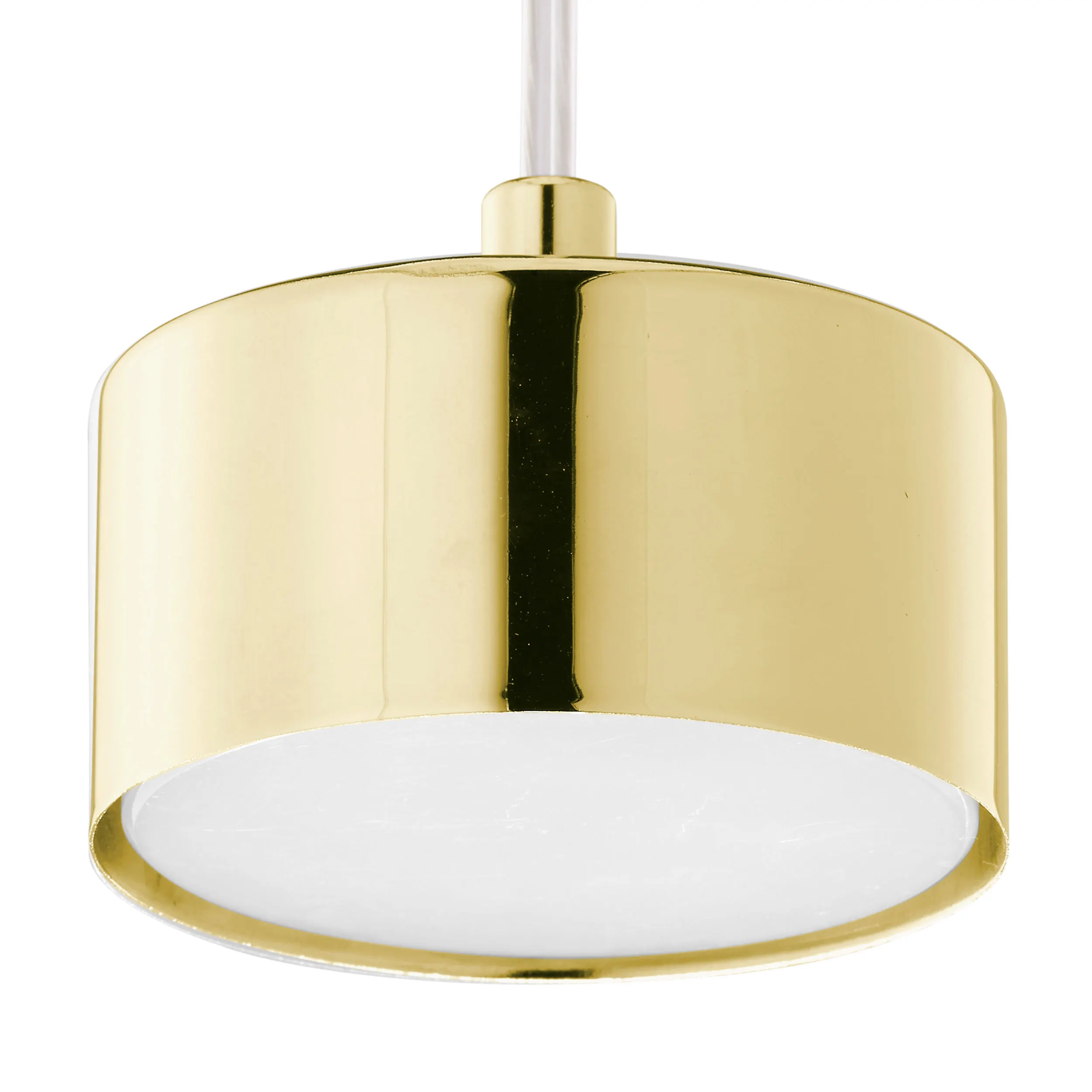 Lampa listwowa TRACER LED 15W biała ze złotym elementem na długim przewodzie 115x8cm - TK_4481