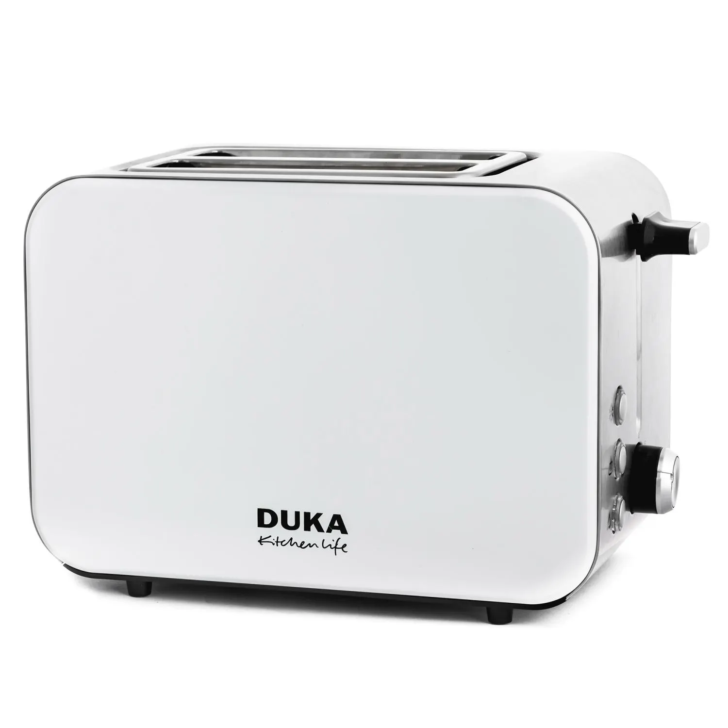 toaster, 2-slice, biały, kitchen, Duka