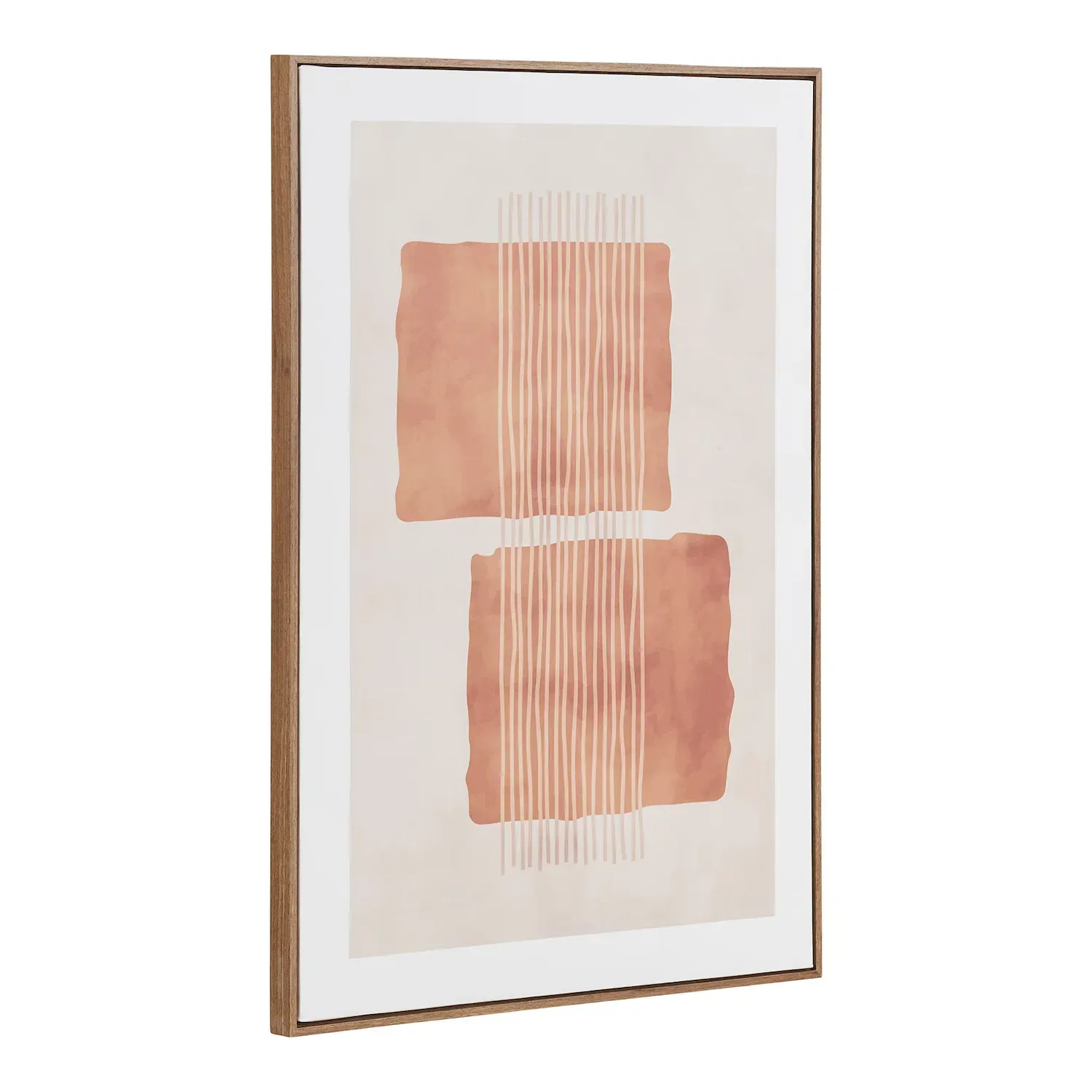Dekoracja ścienna CANVAS wzór 2 wydruk na płótnie 50 x 70 beżowo-brązowa