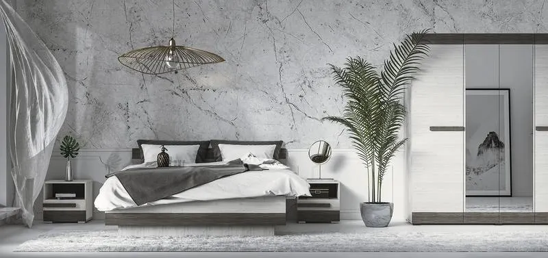 Szafka nocna z szufladą BLANCO 18 sosna śnieżna - 1BLAN18-001