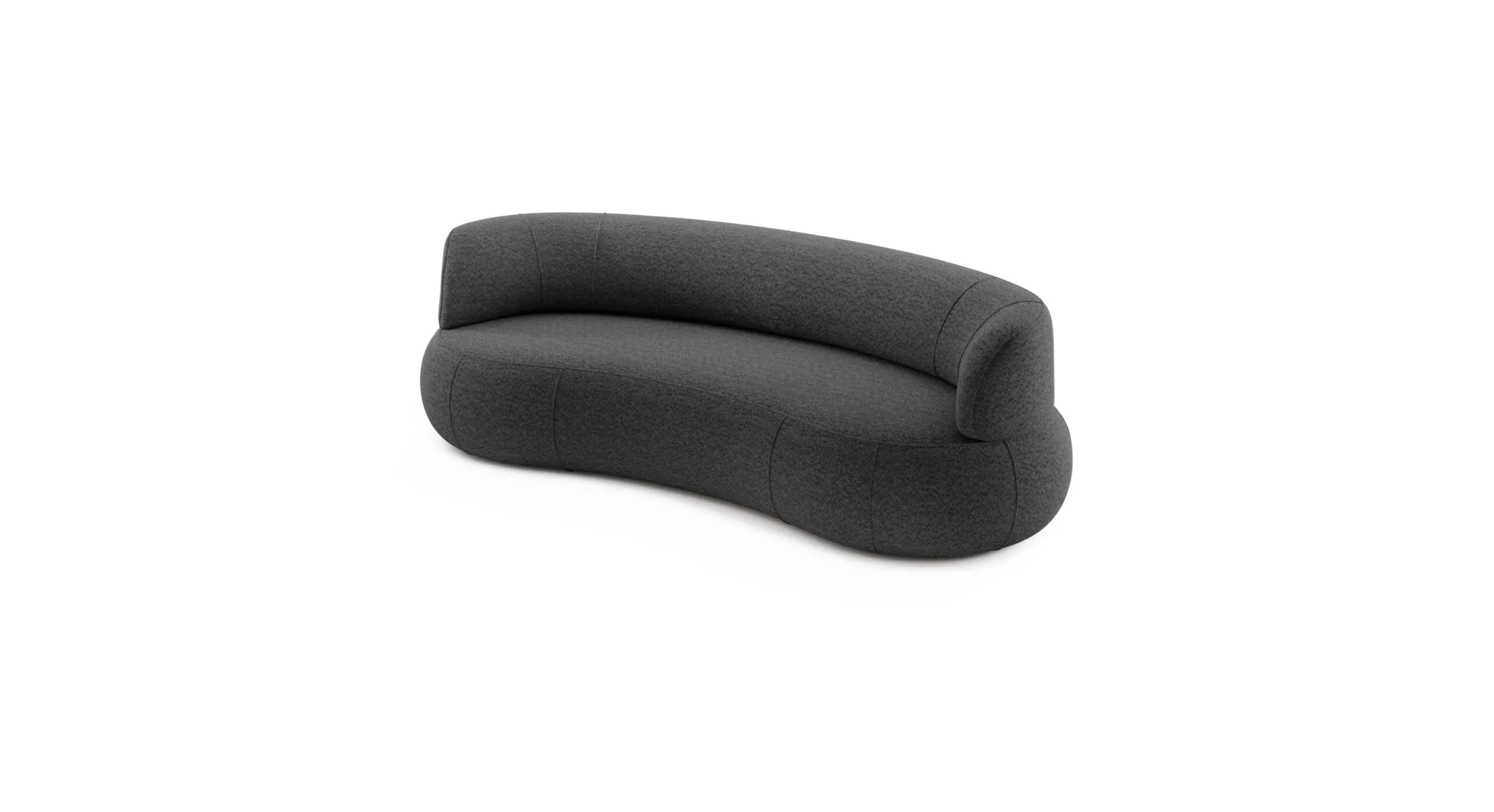 Sofa modułowa SOUL TWO ARM - tkanina Abriamo 08 grafitowy Sofa modułowa SOUL TWO ARM - tkanina Abriamo 08 grafitowy