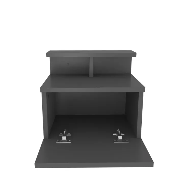 Szafka nocna wisząca z klapą ALICE antracyt - ASI_322RTC1607