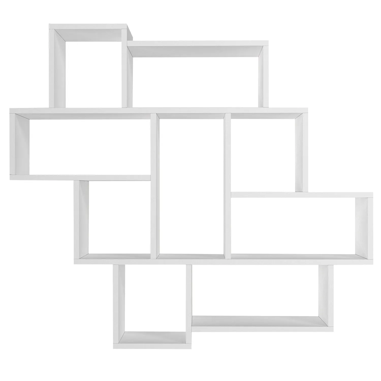 Półka ścienna z przegrodami PAROLA 115 cm biała - ASI_804TRH1602