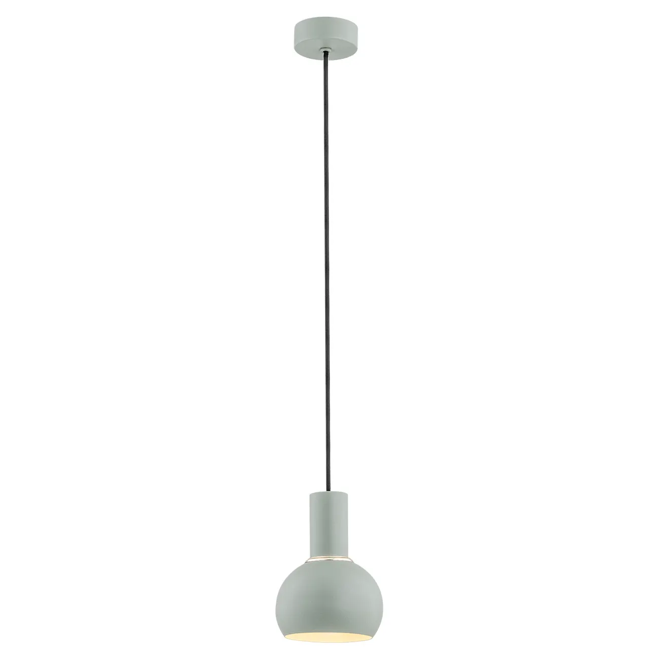 Lampa wisząca SINES szałwia mosiądz na czarnym przewodzie 103x14cm Lampa wisząca SINES szałwia mosiądz na czarnym przewodzie 103x14cm