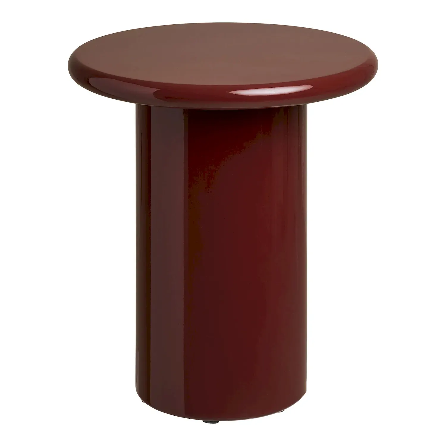 Stolik pomocniczy OTAGO 45cm bordowy