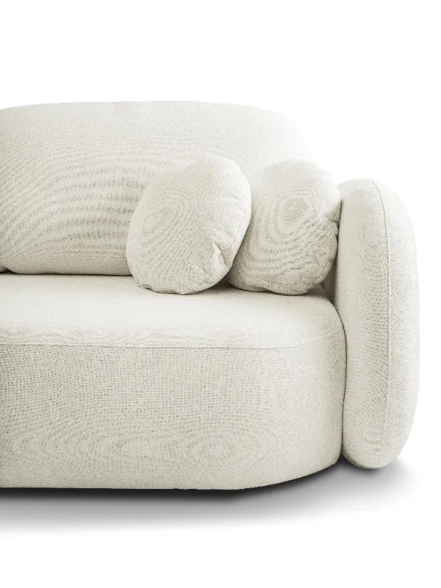 Sofa rozkładana z pojemnikiem OLIO SICURIO 238 cm kremowa - OLIO_SO_SICURIO60