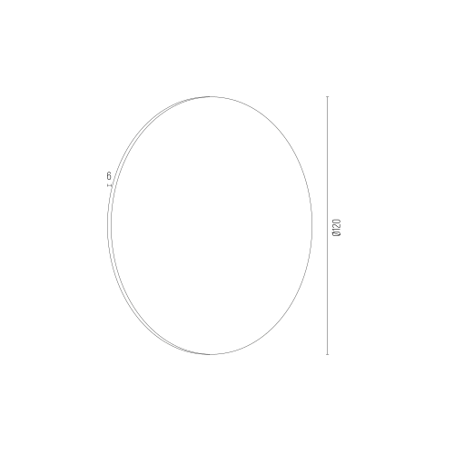 Kinkiet OREGON LED 3W metalowy biały okrągły 12cm - 3856