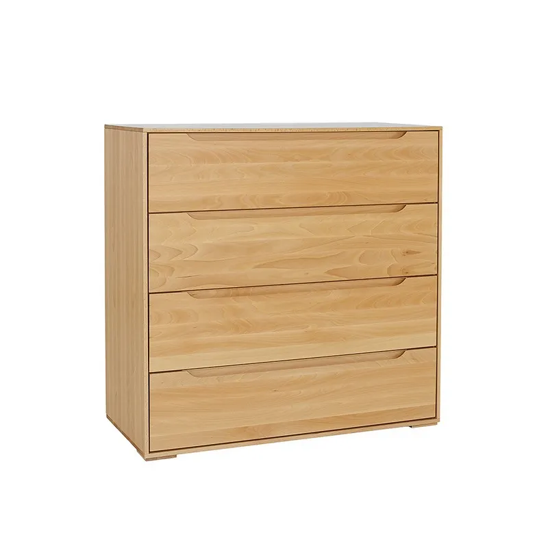 Komoda bukowa KD424 Naturalny DREWMAX