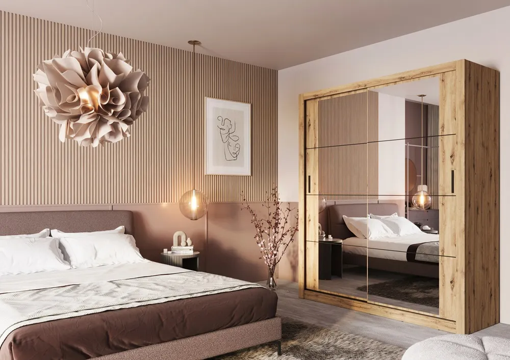 Szafa 2-drzwiowa ARTI AR-03 180cm dąb artisan - AR3DA