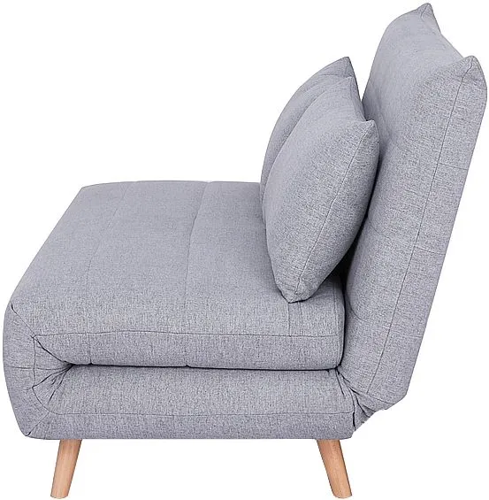Sofa rozkładana SPIKE II Tap.137 szara buk Signal — zdjęcie 22