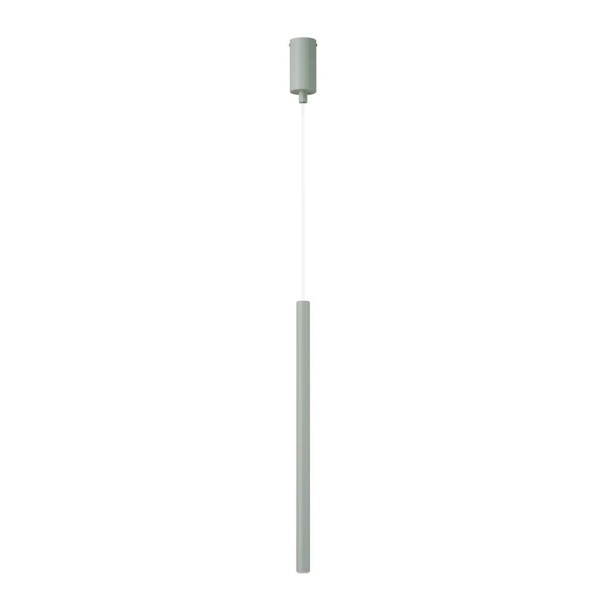 Lampa wisząca SOPEL 1 szałwia lampy wiszące, zielony, pręt, kable, zasilanie