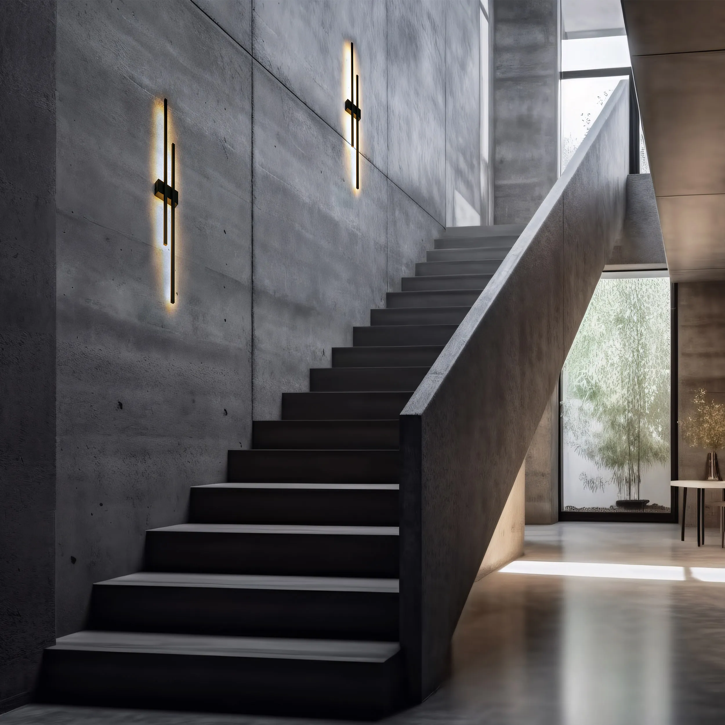 Kinkiet FLASH czarny metalowy 93x13x5cm - TK_6626