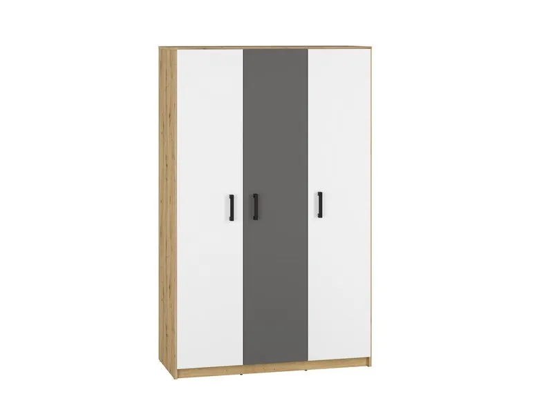 Szafa 3-drzwiowa FINI 02 biały, antracyt, dąb artisan Szafa 3-drzwiowa FINI 02 biały, antracyt, dąb artisan