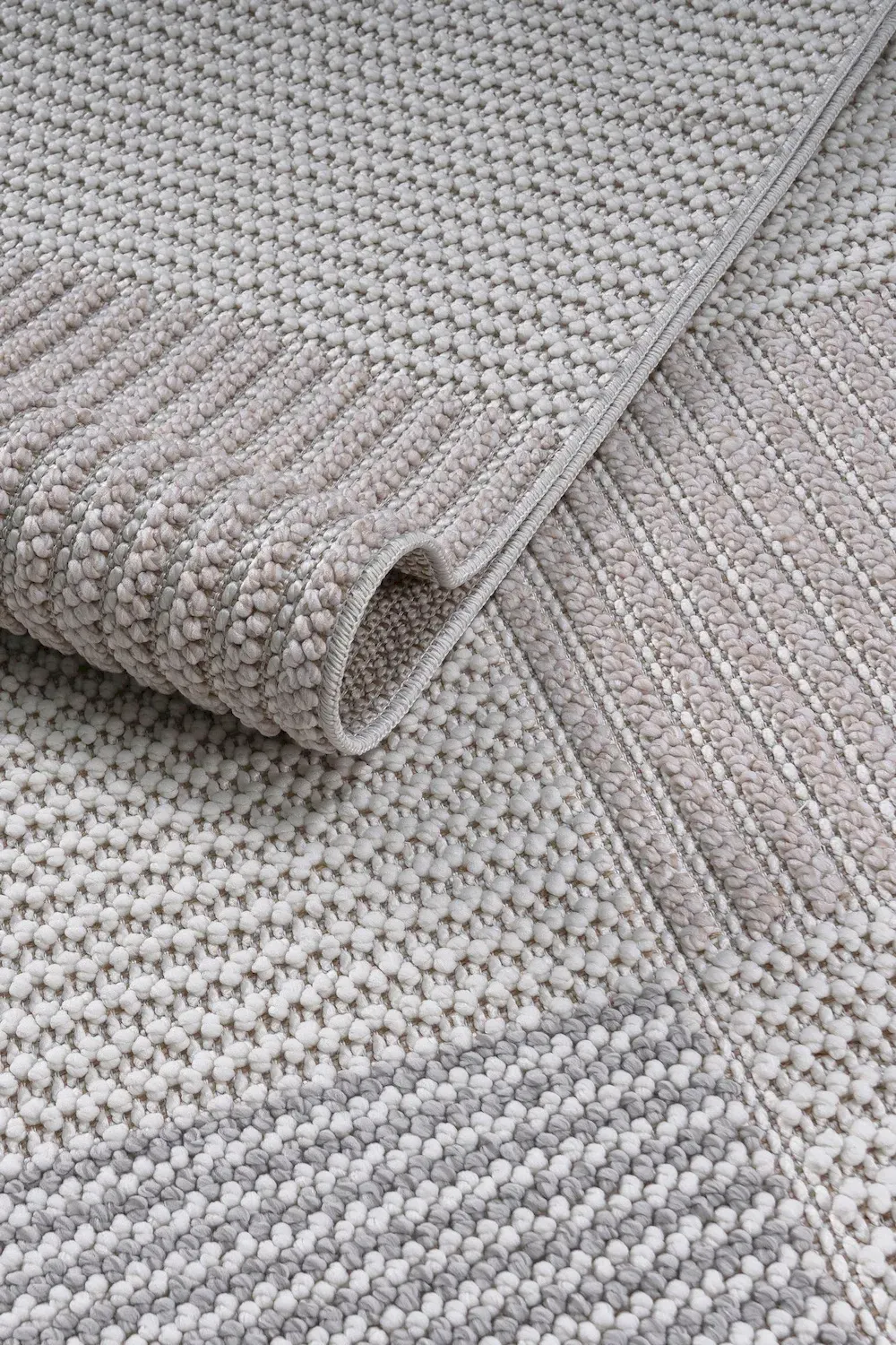 Dywan 160 x 230 KORYA beżowo-szary