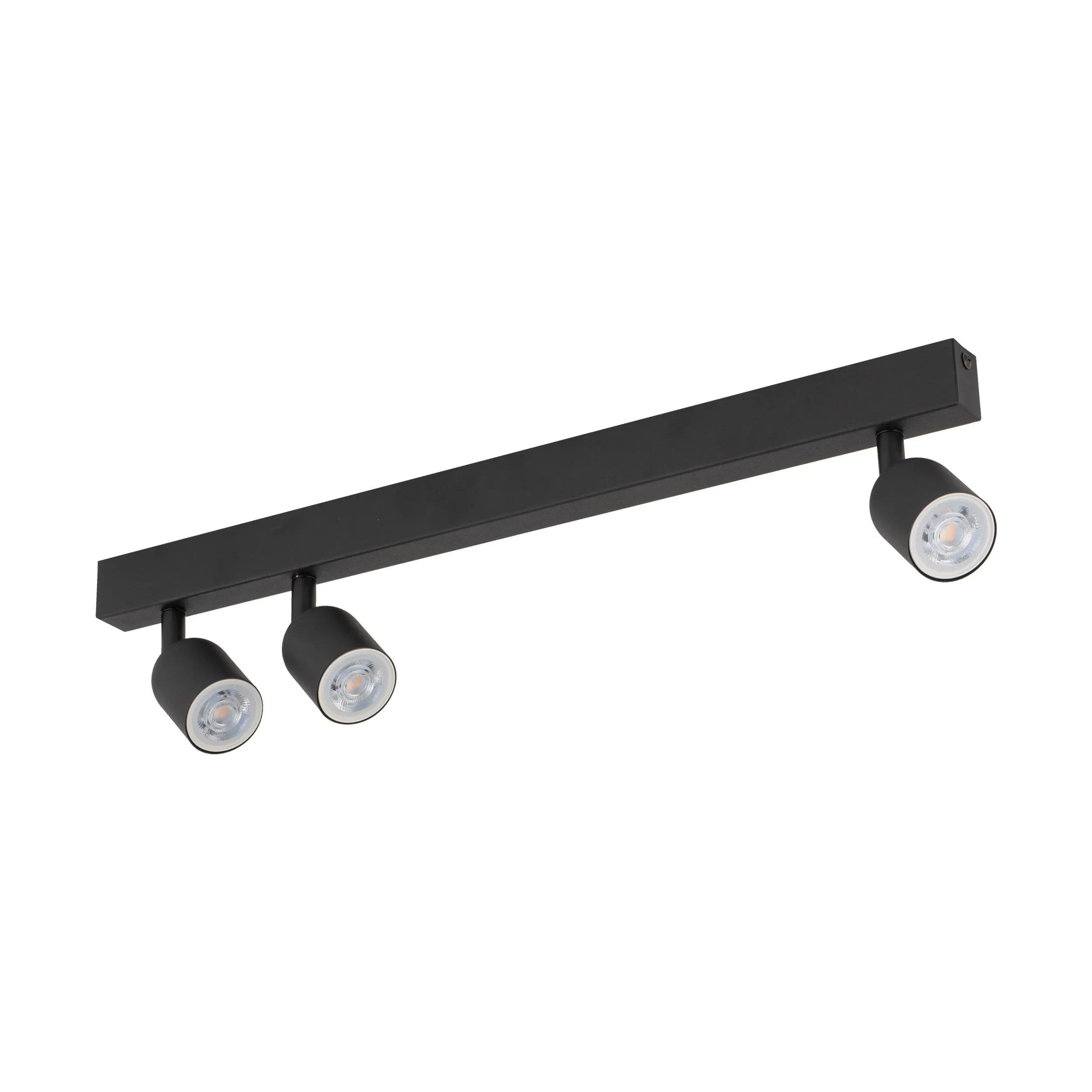 Lampa sufitowa TOP czarna na metalowej listwie regulowana 74x18x16cm