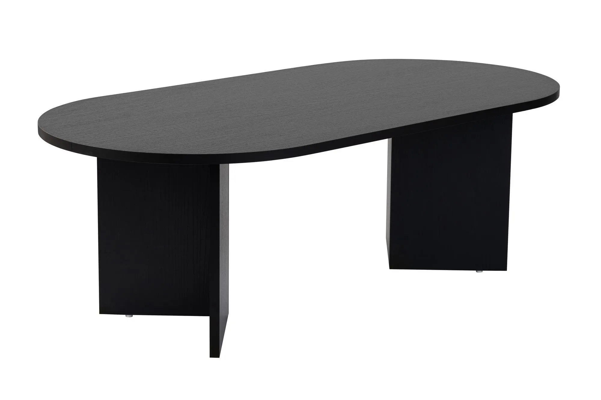 Stolik kawowy SABLE 60x120 czarny efekt drewna