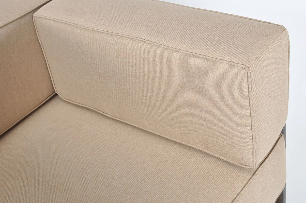 Narożnik ogrodowy EDEN 5-osobowy, brązowy, beżowy - FE5906948124998