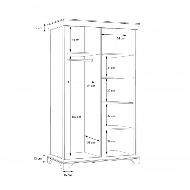 kasz.szmrys Gabinet, Meble, Szafa, Szafka