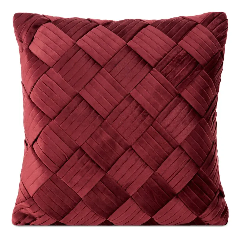 POSZEWKA SONIA 45X45 CM BORDOWY POSZEWKA SONIA 45X45 CM BORDOWY