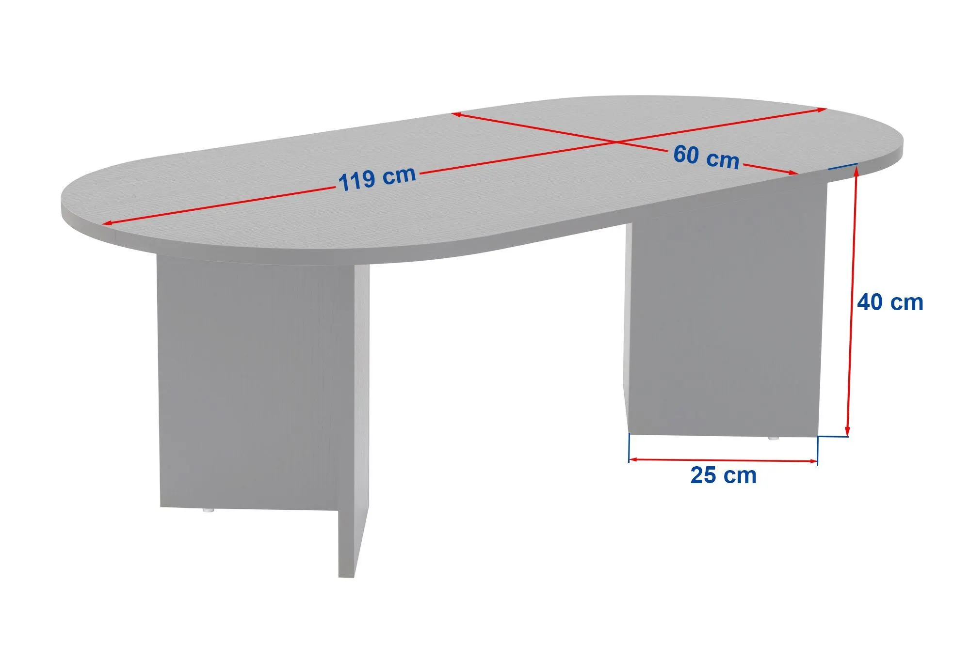 Stolik kawowy SABLE 60x120 dąb sapphire — zdjęcie 9