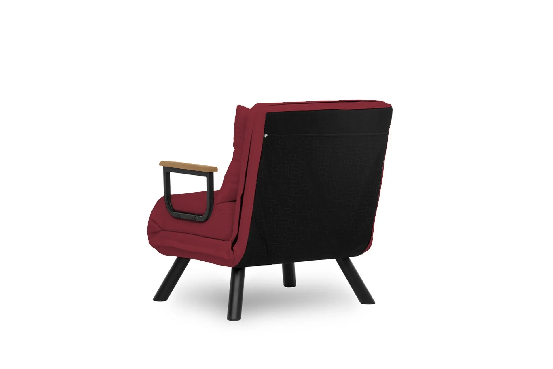 Fotel z funkcją spania SANDO bordowy - ASI_859FTN2327