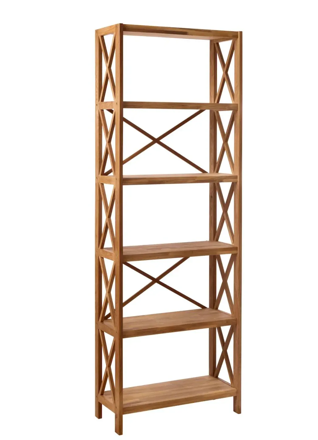 Regał wysoki X-SHELF 70x198 cm dąb olejowany