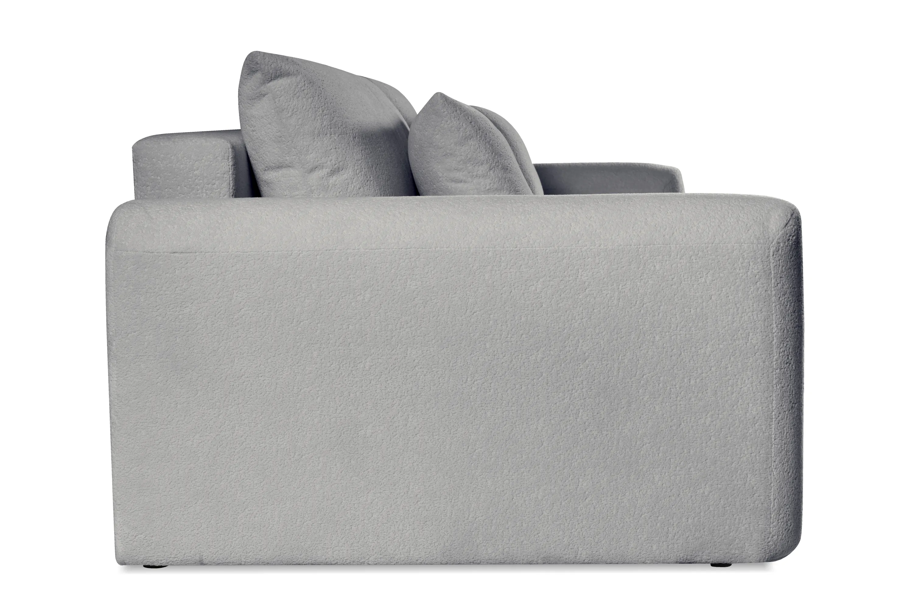 Sofa rozkładana z podłokietnikami OTTRANTO powiększona powierzchnia spania Soft 20 - szara - OTTRANTO_SO_SFOT20