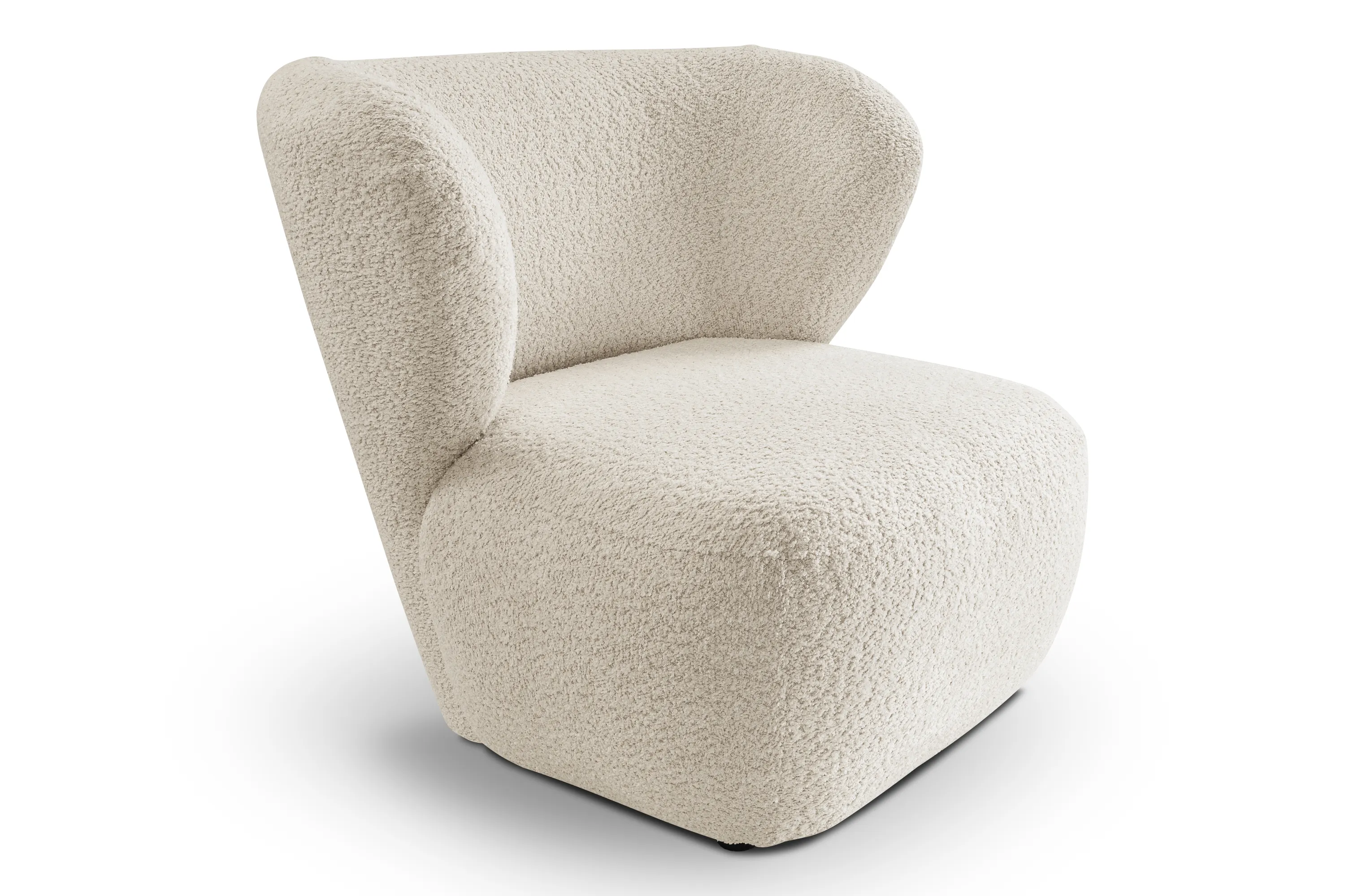 Fotel kubełkowy AVIS ANTHOLOGY tkanina boucle kremowy Fotel kubełkowy AVIS ANTHOLOGY tkanina boucle kremowy