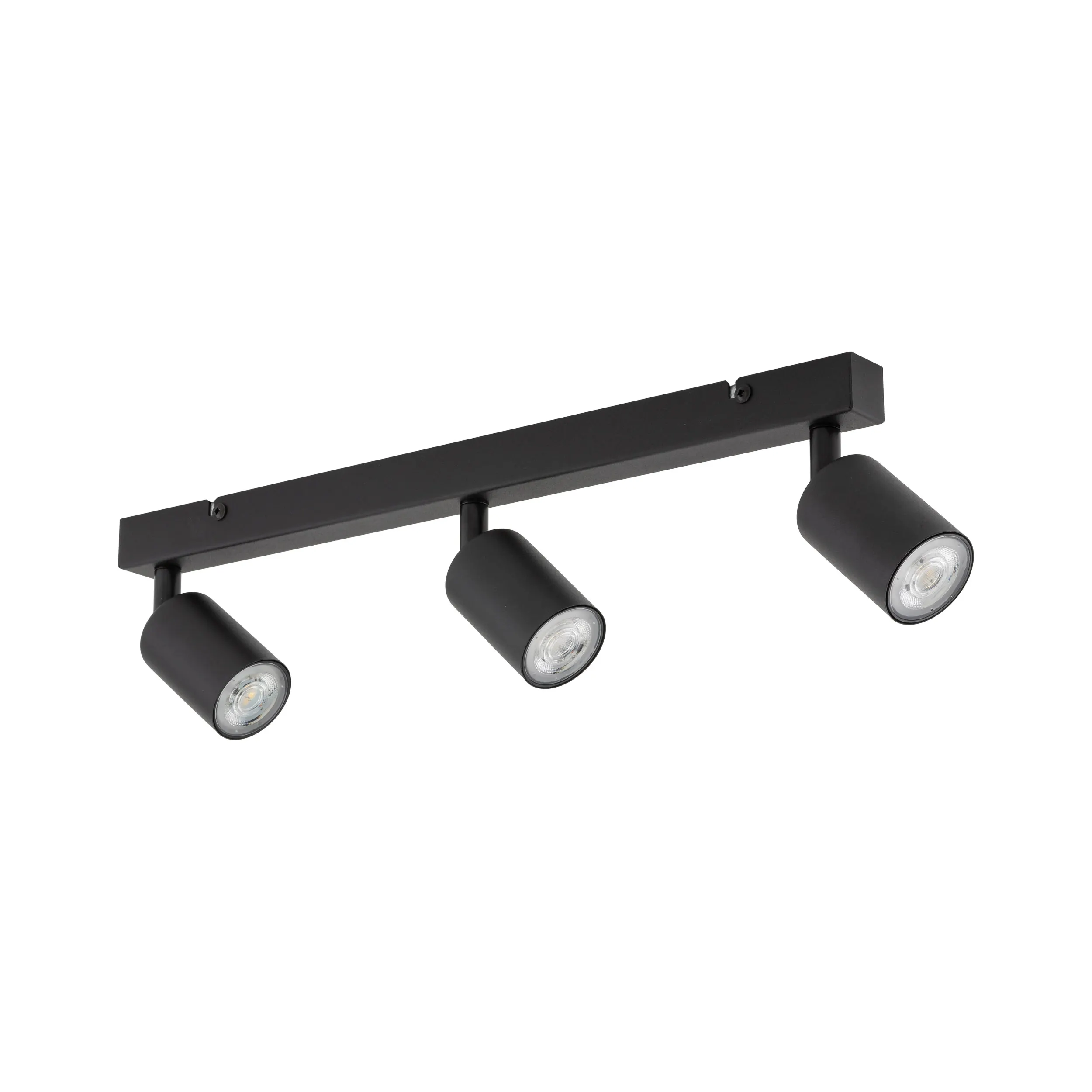Lampa sufitowa TOP czarna na listwie regulowana 60x19x15cm