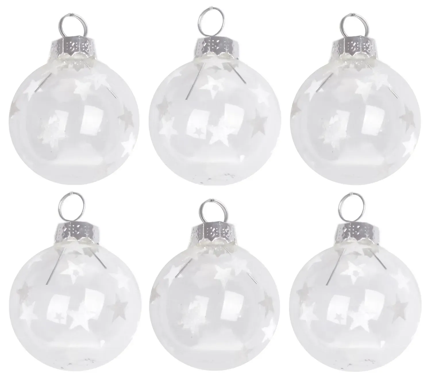 Komplet 6 szklanych WIZYTOWNIKÓW 8615 transparentnych Komplet 6 szklanych WIZYTOWNIKÓW 8615 transparentnych