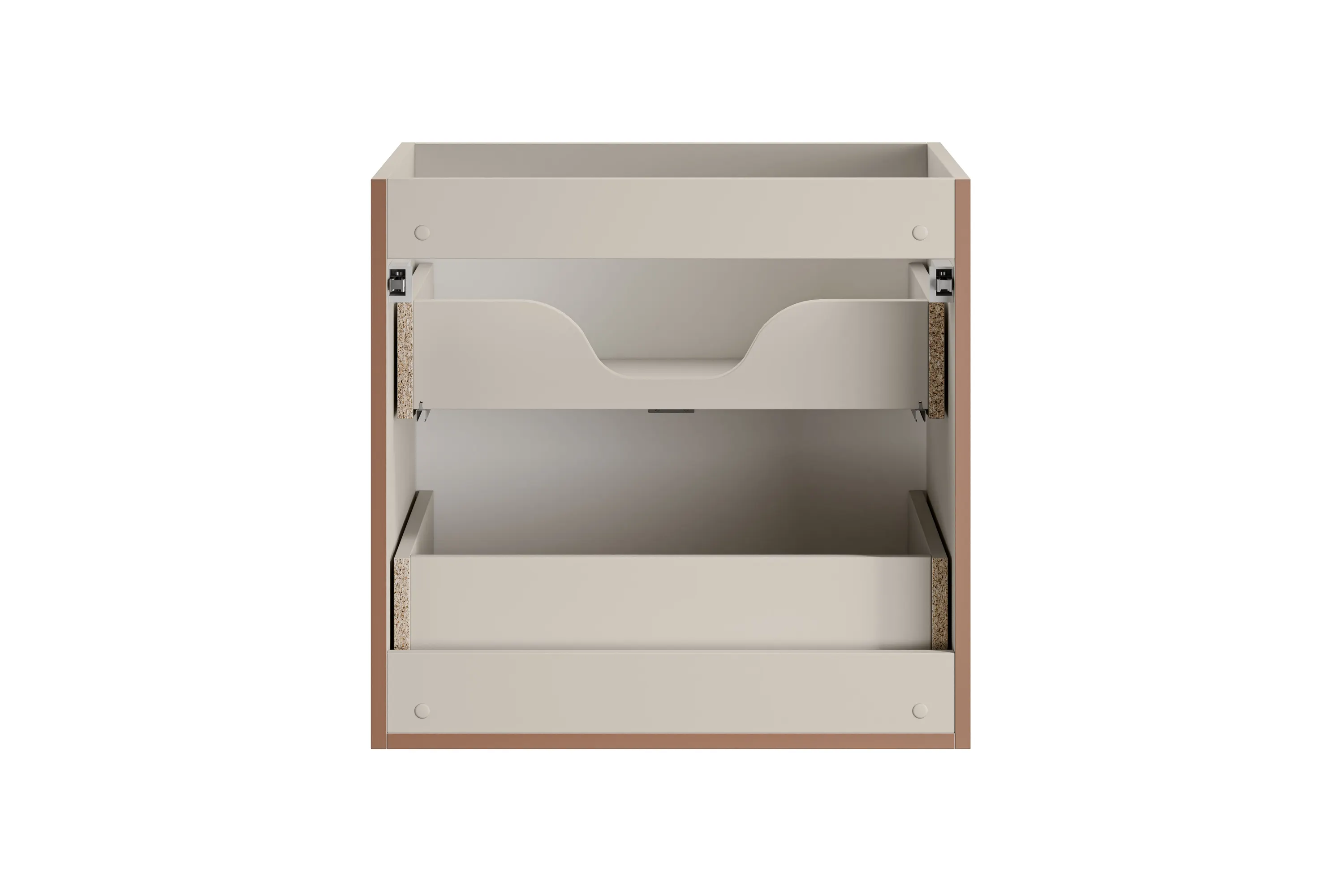 Szafka wisząca pod umywalkę BELLA CASHMERE 60 cm z szufladami - BELLA_CASHMERE_82-60-46-2S