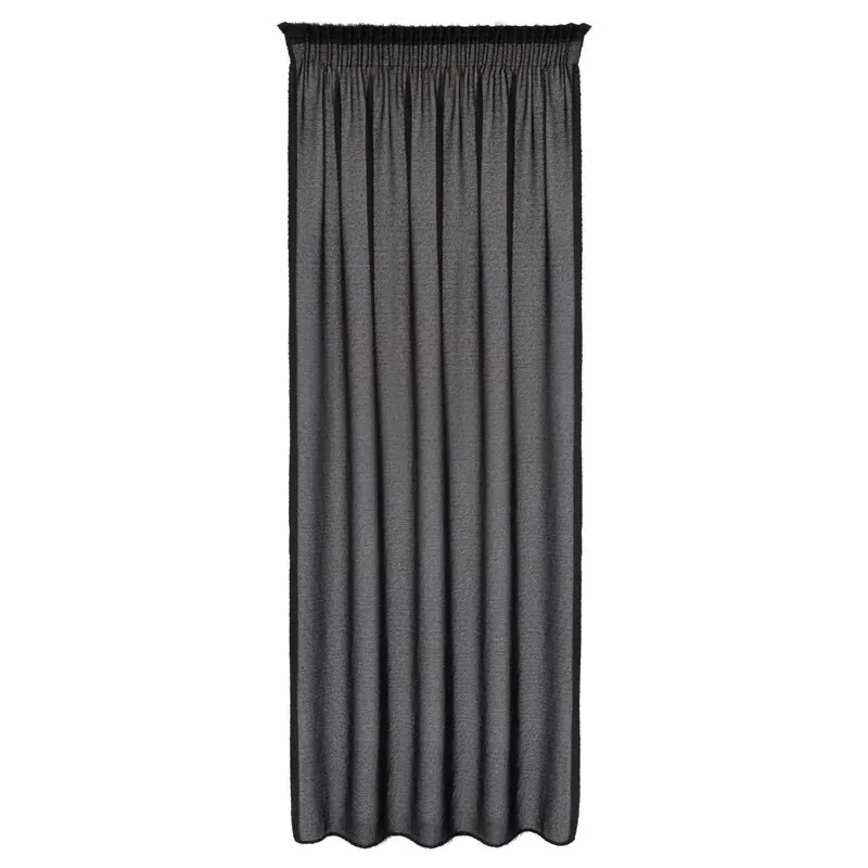 ZASŁONA GOTOWA AGIS NA TAŚMIE 140 X 270 CM CZARNY - EU_453890