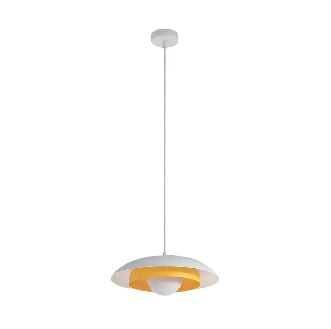 Lampa sufitowa metalowa SKIN 1 WH pomarańczowa — zdjęcie 3