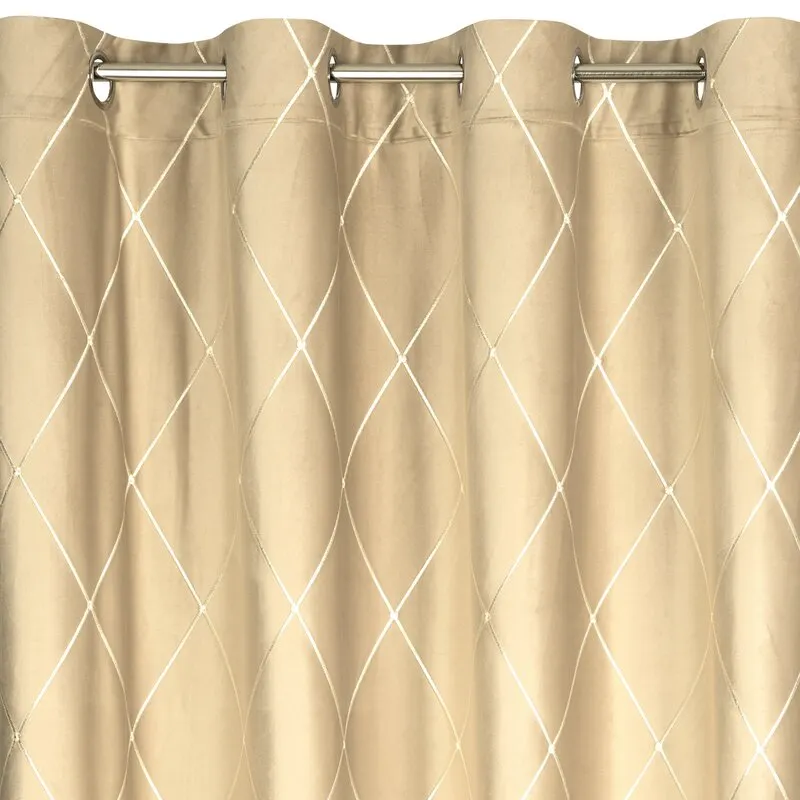 ZASŁONA DEKORACYJNA PIERRE CARDIN MARGO 140X250 CM BEŻOWY - EU_389716