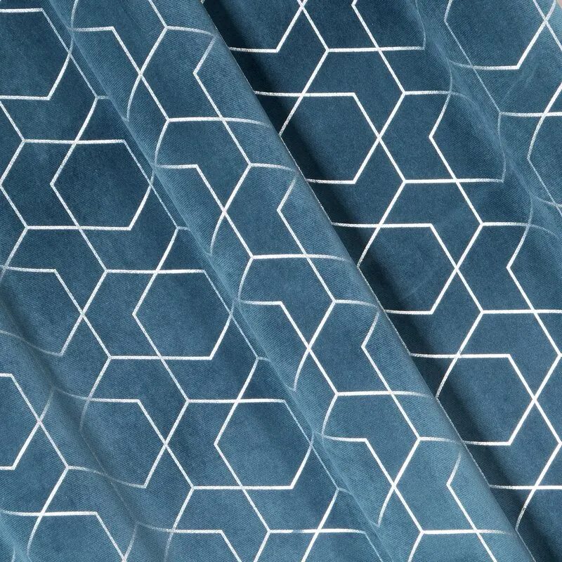 ZASŁONA GOTOWA MANDI 135X250 CM GRANATOWY - EU_367186